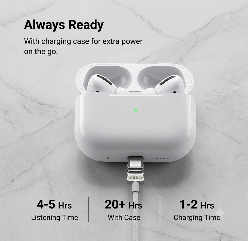 AirPods Pro 2 Master Copy – Wireless Bluetooth Earbuds